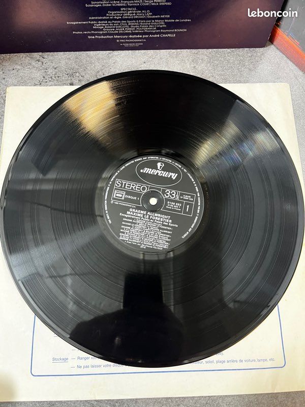 Double Vinyle 33 tours de Graeme Allwright et Maxime Le Forestier 1980 Mercury (image 5)