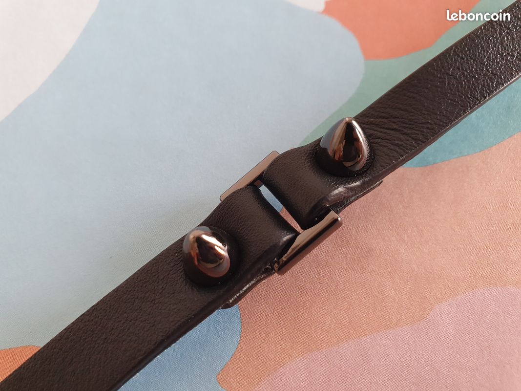 Ceinture cuir multi-tours NICOLAS VAN PARIJS (image 7)