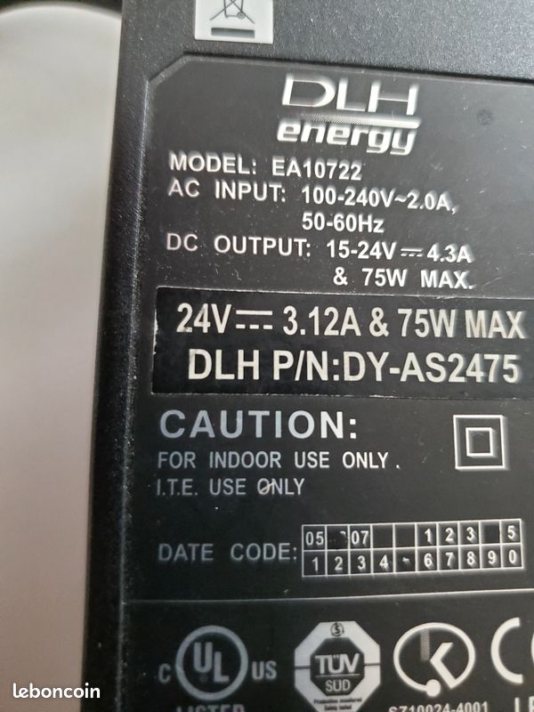 Transfo pour ordinateur portable (image 2)