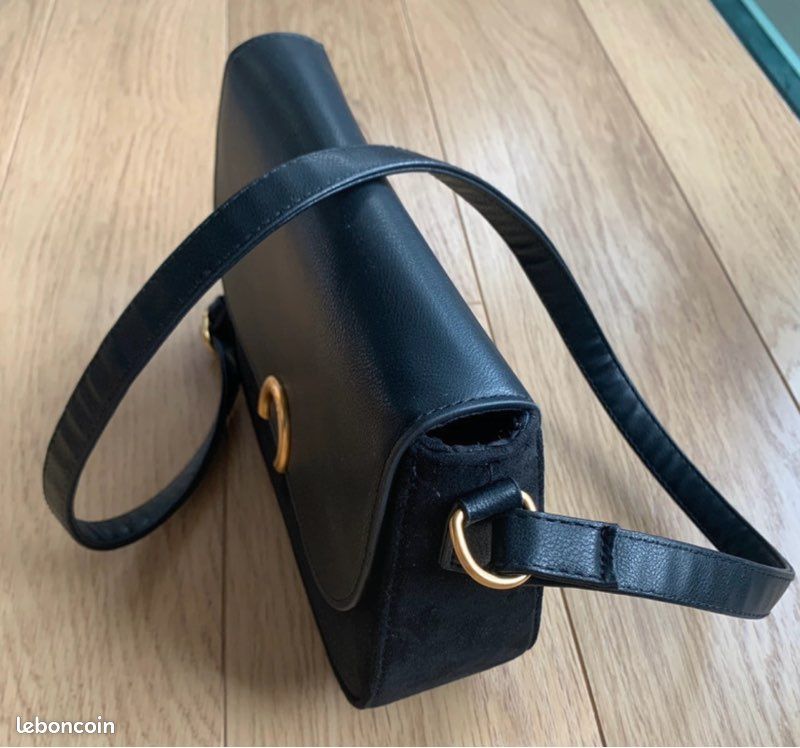 Sac bandoulière noir CAROLL Accessoires Bagagerie