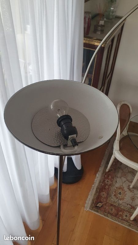 Lampadaire chromé (image 3)