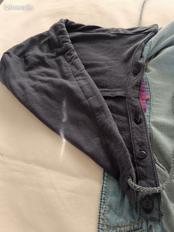 Chemise jean délavé (image 7)