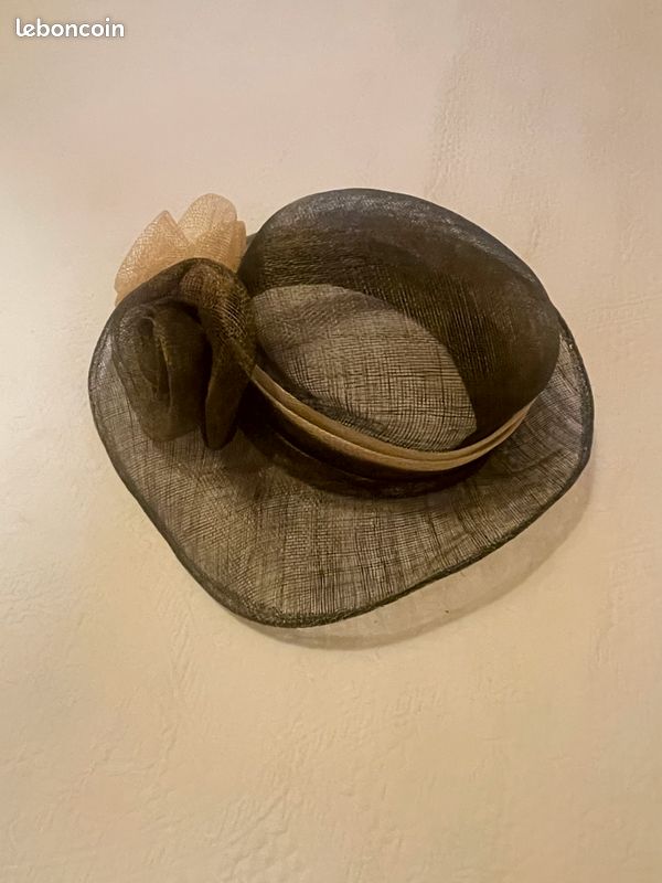 Magnifique Chapeau de Cérémonie / Mariage – État Neuf (image 9)