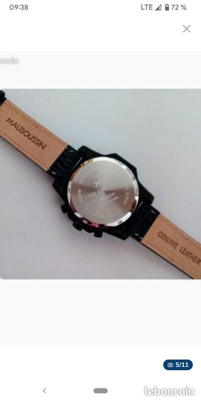 Marque: Mauboussin montre homme The Swimmer, neuf, certificat, ecrin; (prix commerce 280): (image 6)