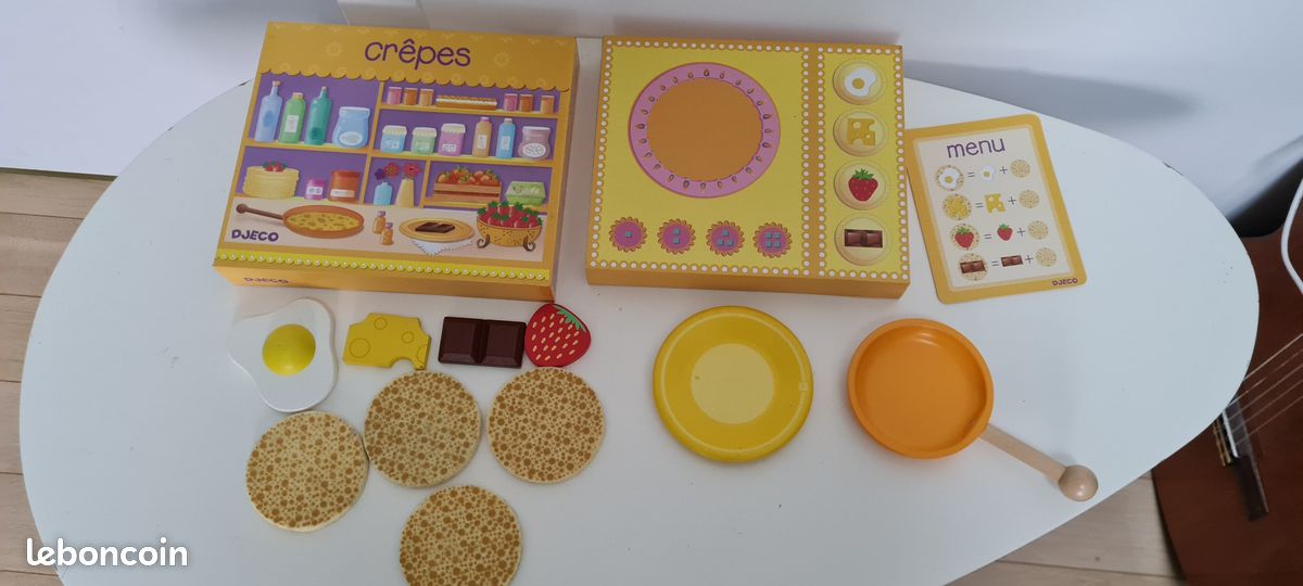 DJECO - Jeu de cuisine et d’imitation BOIS – Atelier crêpes (image 6)