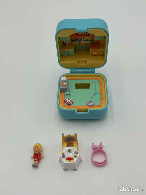 ✨ Polly Pocket polly's dinner time ring and ring case – très bon état – Bluebird (image 2)