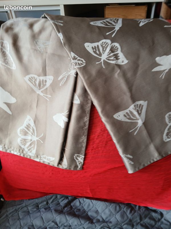 Nappe Textile En Coton Et Polyester Lavable - Ornement Uni - Tissu