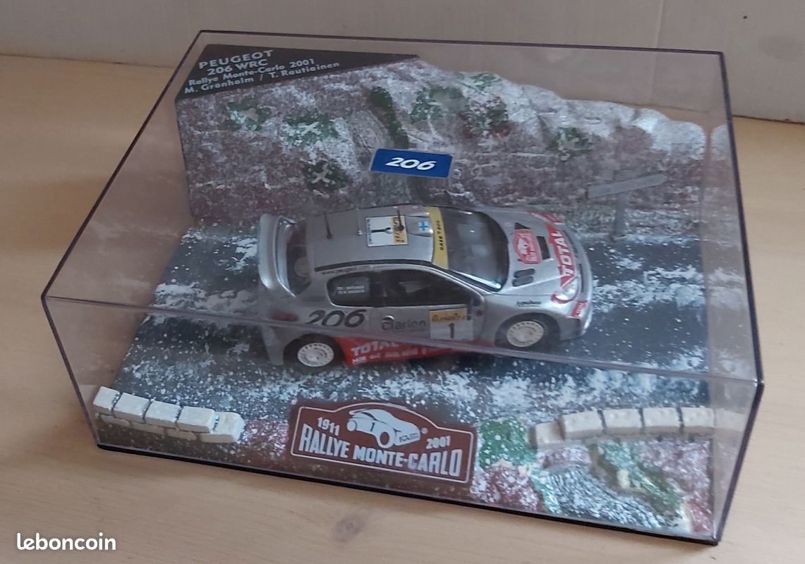 AUTOart 1/18 Peugeot 206 WRC 2001 #1 Grönholm Rally Monte Carlo - UK