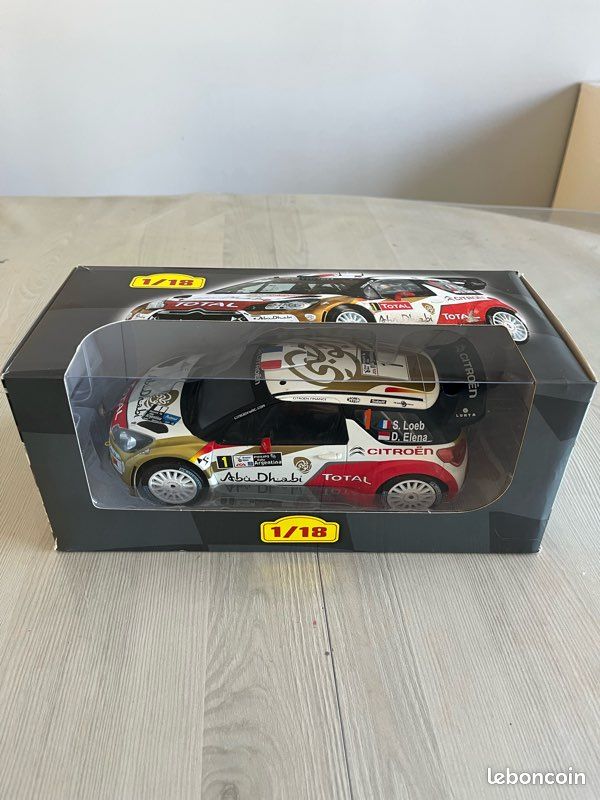 Voiture Miniature Collection 1/18 Citroën DS Rallye Monte