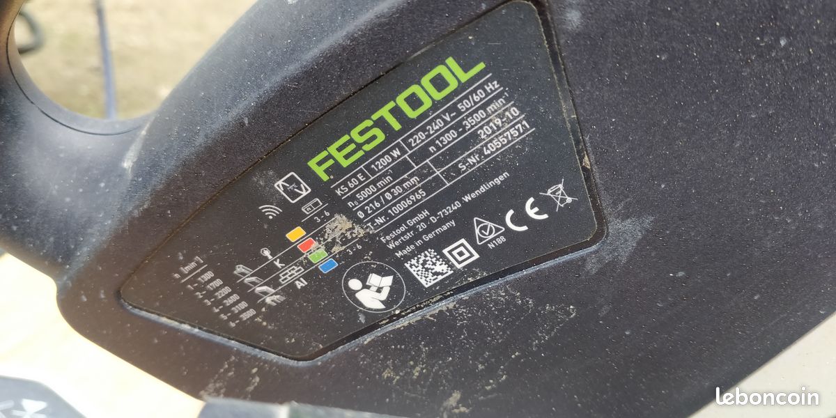 Scie radiale FESTOOL KS 60 E (image 10)