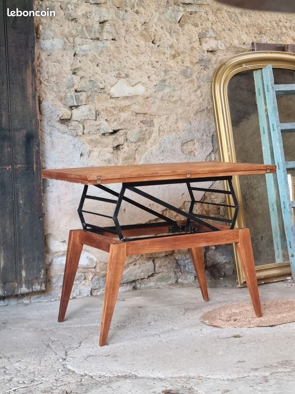 Table basse papillon modulable vintage (image 4)