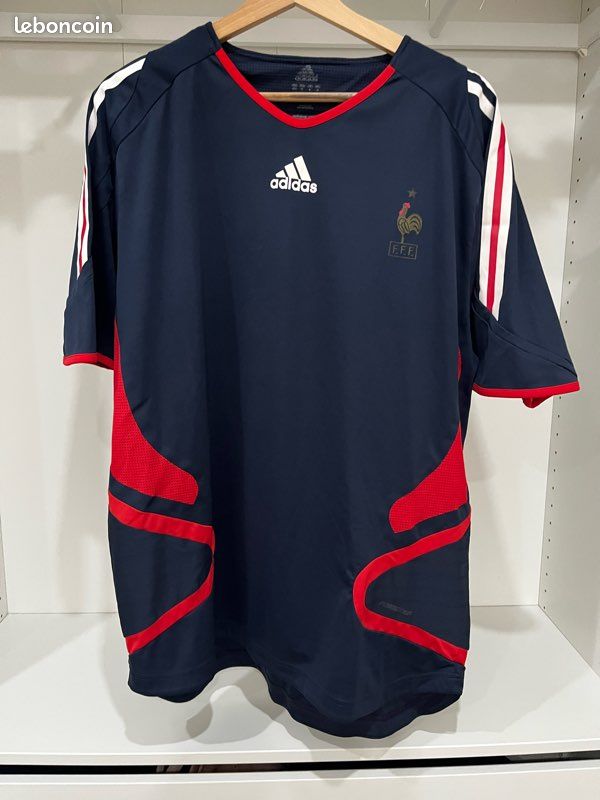MAILLOT SHIRT JERSEY maglia ancien EQUIPE DE FRANCE 2000-2001 EURO