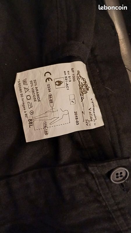 Pantalon sécurité taille 44 (image 2)
