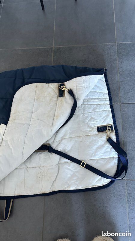 Couverture poney bleue Norton Taille 115 (image 2)