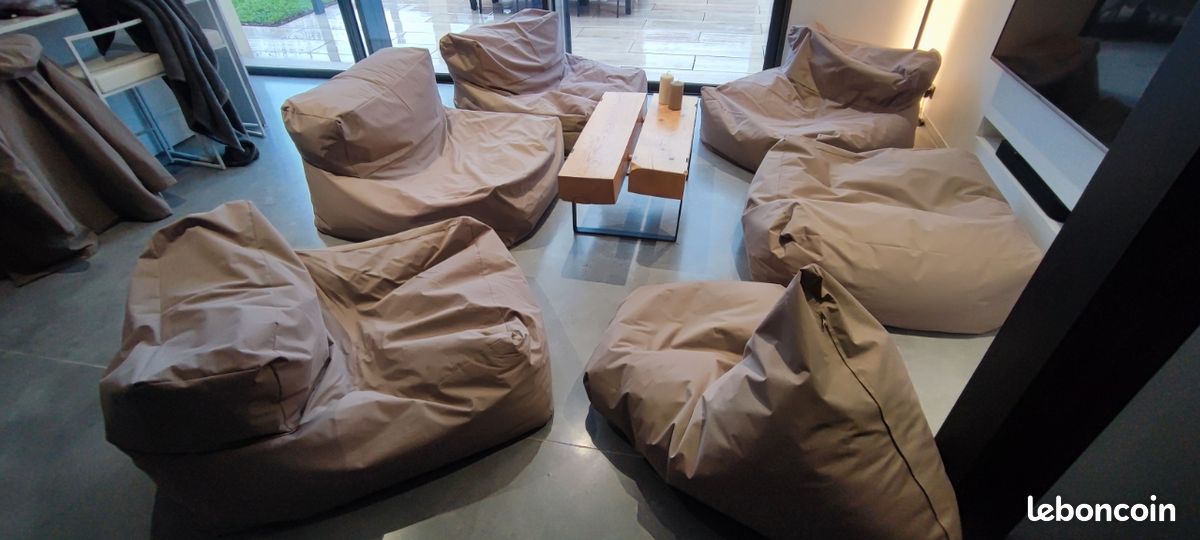 Lot de 6 poufs (image 2)