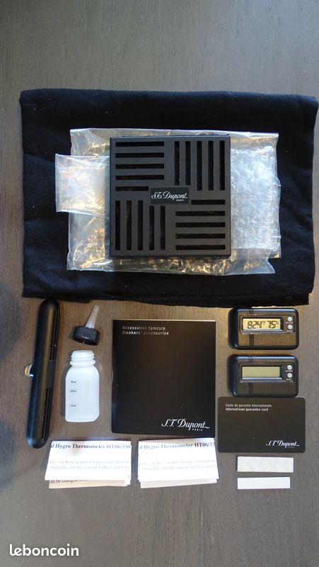 URB Organisateur De Cigares Boîte à Cigares En Bois De Cèdre Noire Étui Récipient Avec