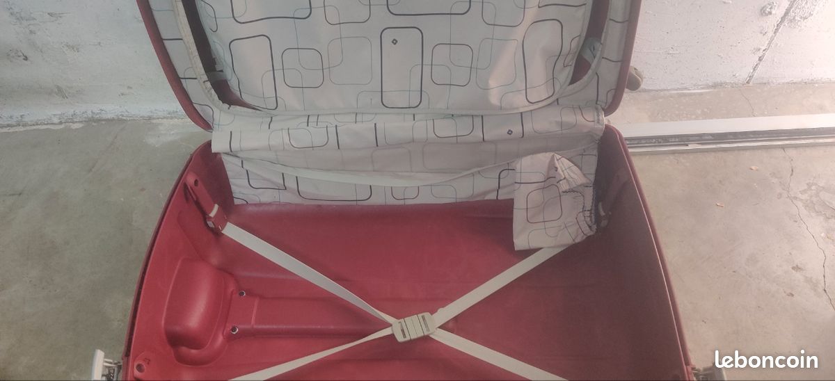 Valise Samsonite rouge (image 5)