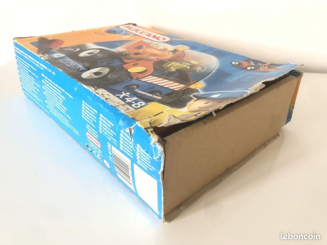 Meccano Meccakit Travaux Publics 300 - Boîte Vintage Incomplète Pour Pièces