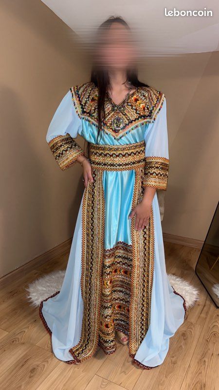 Beach Clothes Tenue De Vsco Girl ROBE KABYLE Verte Col Bateau