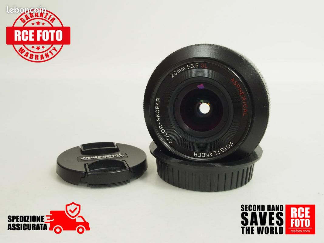 Voigtlander 20mm f/3.5 SL II (Canon & compatibile) (image 2)