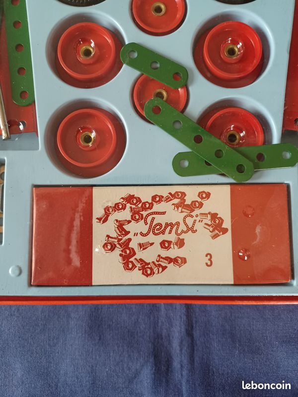 Coffret Super-Spiro Auto tôle mécanique Jouets Vera (1950