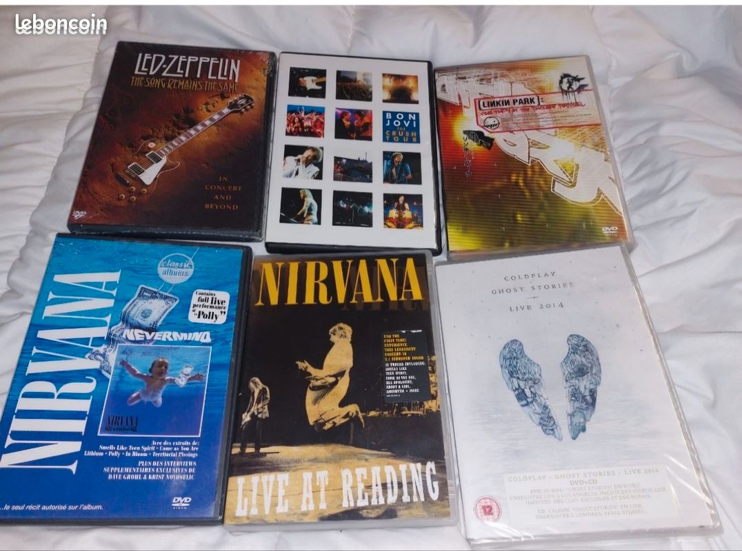 Lot dvd groupes de rock (image 1)