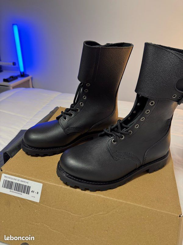 Armée Française Botte Ranger Homme Rangers Cuir Patrol - OPEX