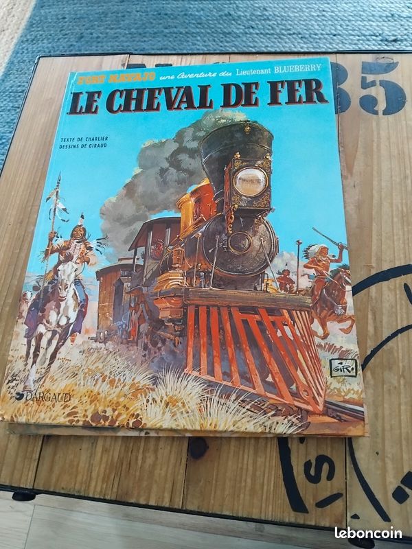 Bd blueberry le cheval de fer - Livres