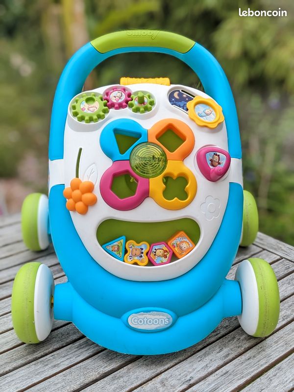 Cotoons Trotteur Eveil Et Jeux Smoby Little Smoby Trotty En