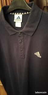 Polo homme bleu marine "adidas" t 4 (image 2)