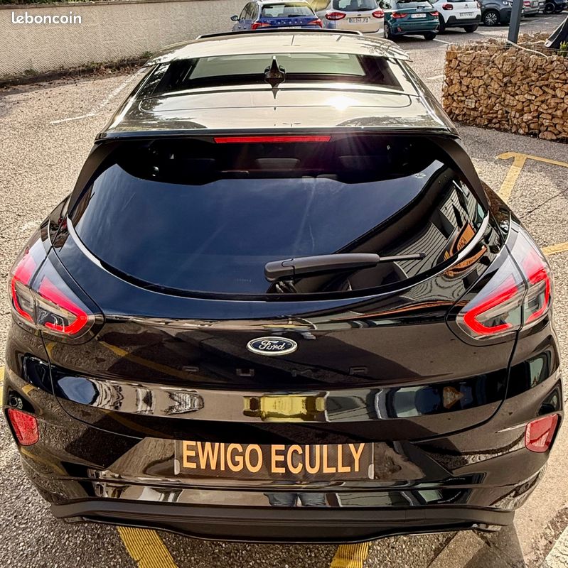 Ford puma 1.0 ecoboost 125 hybrid mhev st-line x dct bva- toit ouvrant- car play- garantie (image 8)