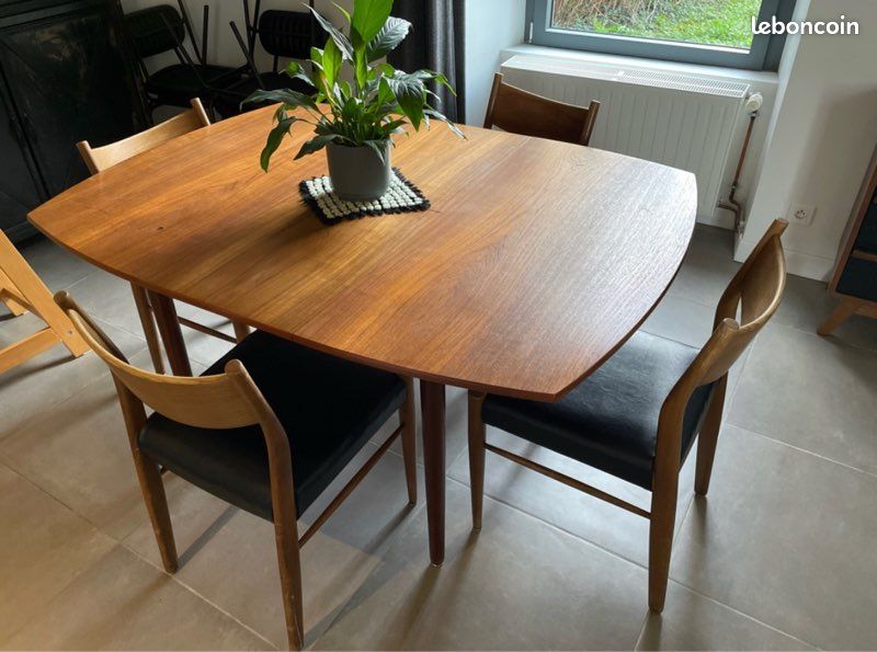 Table salle à manger teck (image 5)