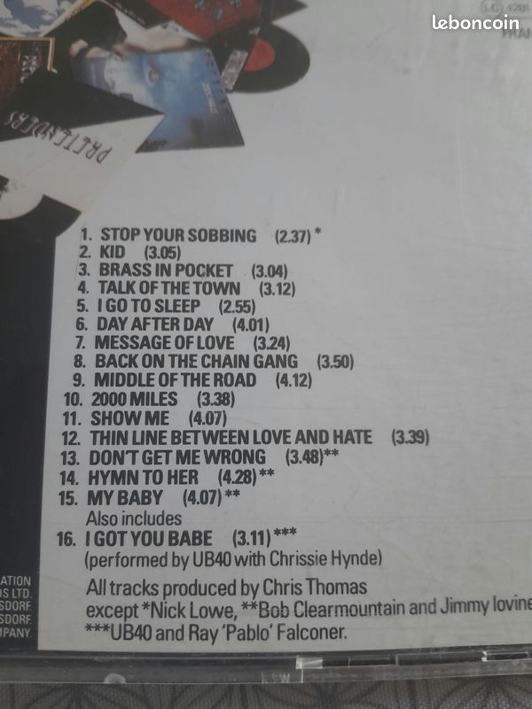 Pretenders CD (image 3)