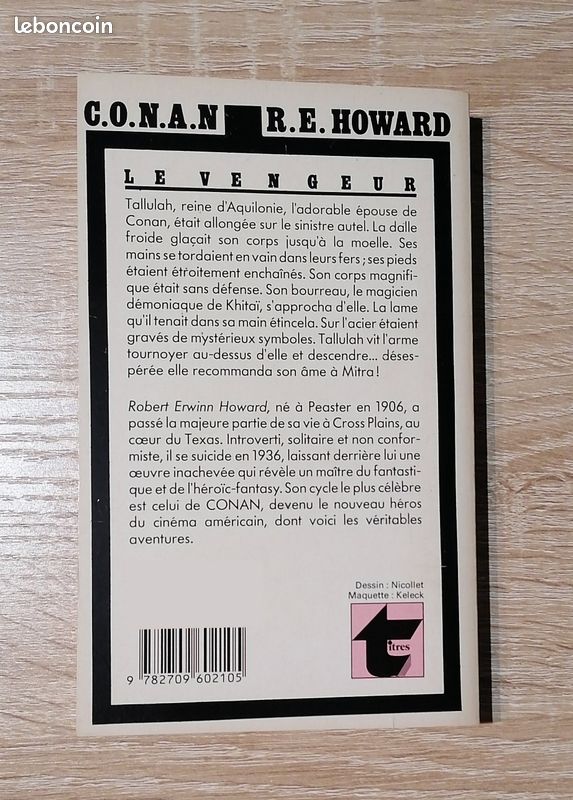 Conan le Vengeur (R.E.Howard) - Éditions Lattès (image 2)