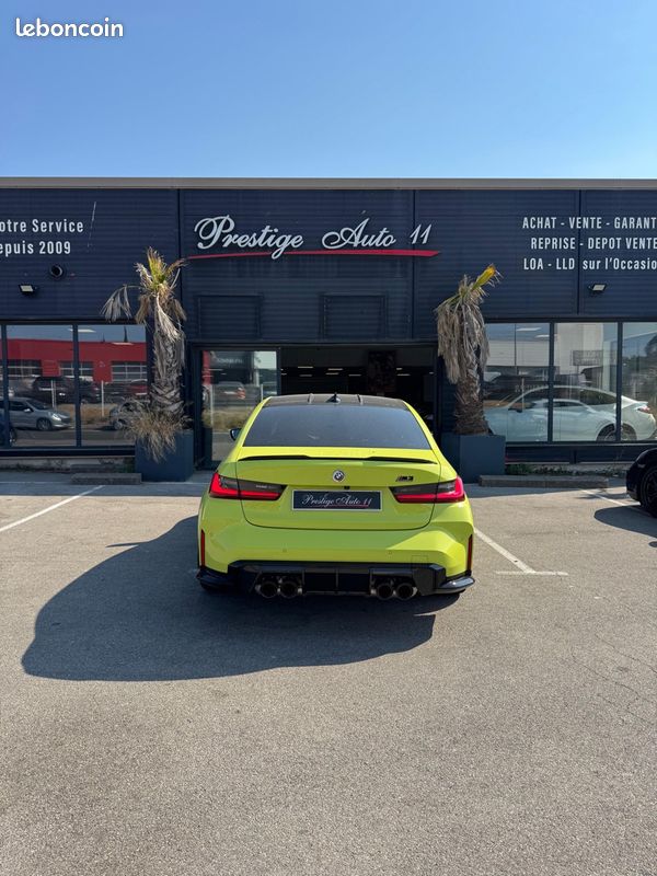 BMW M3 Competition Jaune Sao Paulo Full Carbon CO2 Payé (image 6)