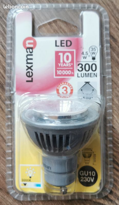 Ampoule LED Lexman 4,5W = 35W Neuf (image 1)