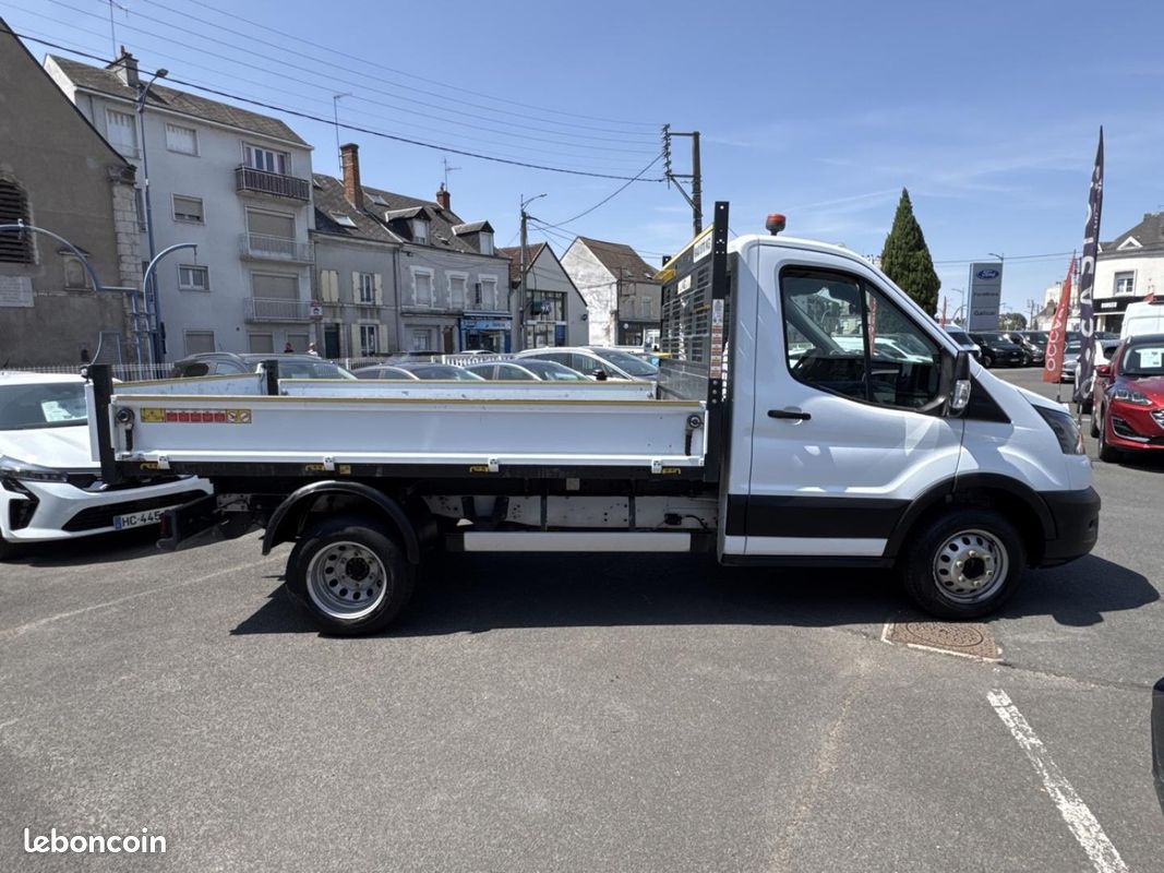 Ford Transit 2T CCb P350 L2 2.0 EcoBlue 165ch HD RJ Trend BENNE (image 4)
