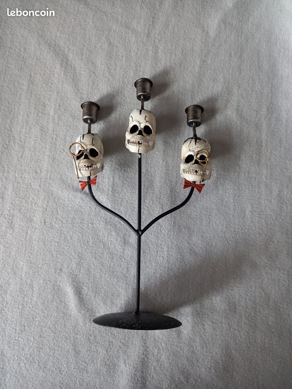 Décoration D'Halloween - Figurines De Squelette - Décoration De Jardin - Mini étang - Tête De Mort - Mini Pot De Fleurs - Décoration De Jardin - Pour Jardinière, Balcon, étang, Pot De Fleurs (1 Pièce