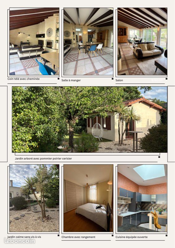 Maison 5 pièces 130 m² · à Le Bouscat · 130 m² · 1 950 €