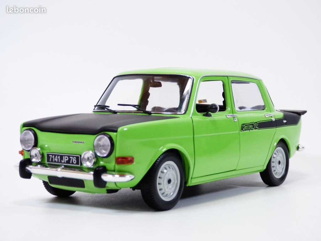 Simca 1000 Rallye 2 NOREV 1/18 - 1976 Vert Racing, Collection