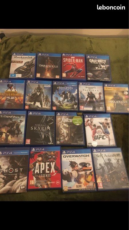 Collection de jeux PS4 – 17 titres disponibles (image 1)