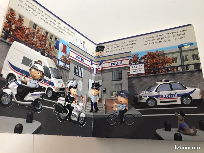 Livre puzzle La Police TBE (image 1)