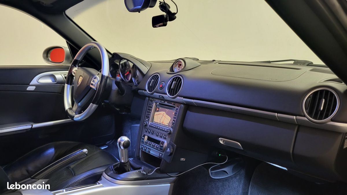 PORSCHE Cayman CAYMAN S 3.4 295CV BV6 PACK CHRONO CUIR COMPLET VOLANT MULTIFONCTION (image 17)
