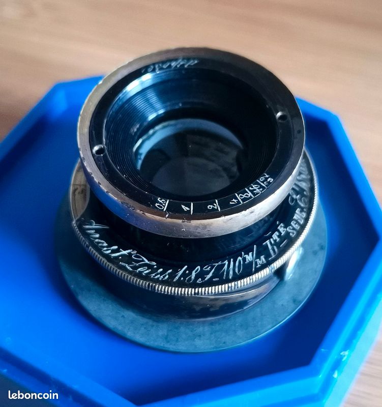 Lentille Objectif Cinéma ❤️ E.KRAUSS Paris 1:8 Lens F=167mm Bte SGDG Zeiss Lens | UK