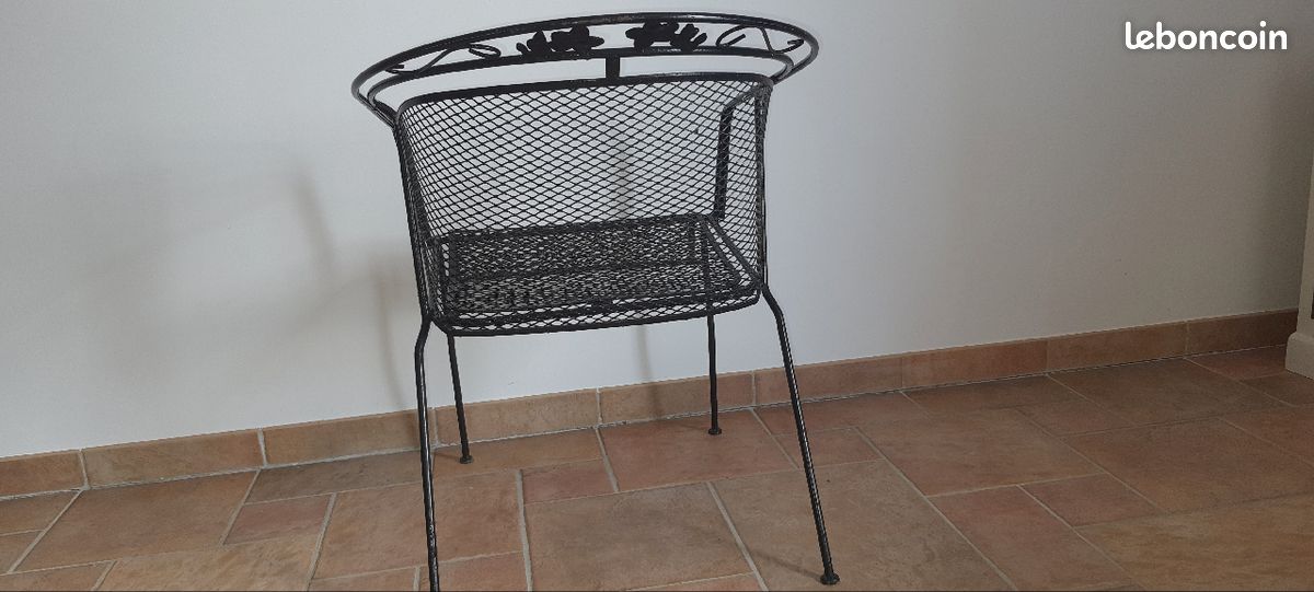 4 fauteuils en fer forgé (image 3)