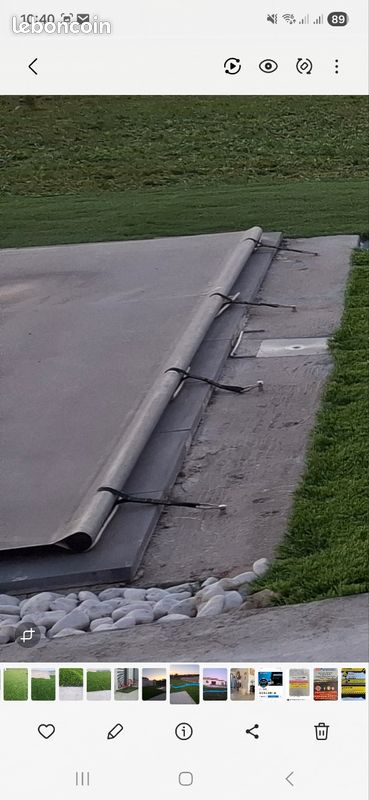 Bache a barres de piscine (image 2)