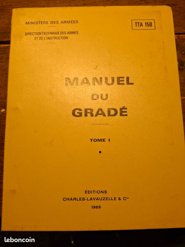 Manuel du gradé TTA 150 tome 1 (image 1)