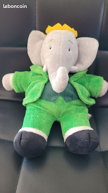 Peluche Babar NEUVE 25cm (image 1)