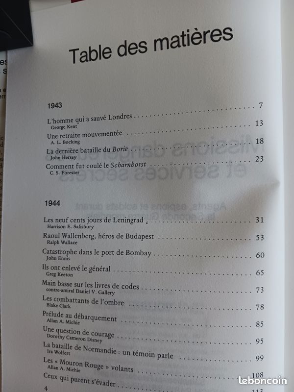 Lot 2 livres : Missions dangereuses et services secrets ( 1+2 ). Agents, espions et soldats durant la seconde guerre mondiale (image 7)