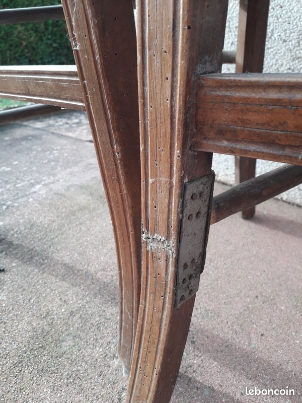 Ancienne chaise en bois (image 3)